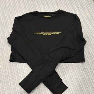 Alphalete Cropped Long Sleeve Tshirt with Good Details